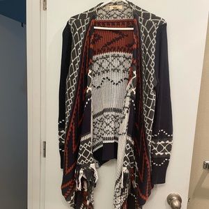 Print sweater